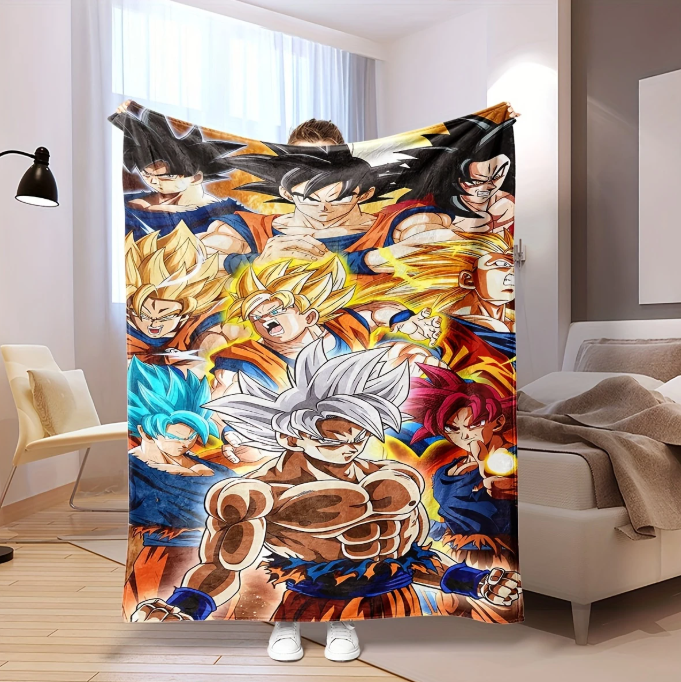 Goku Fleece Blanket