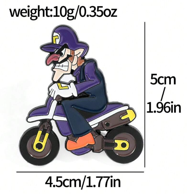 Mario Brothers Themed Enamel Pins