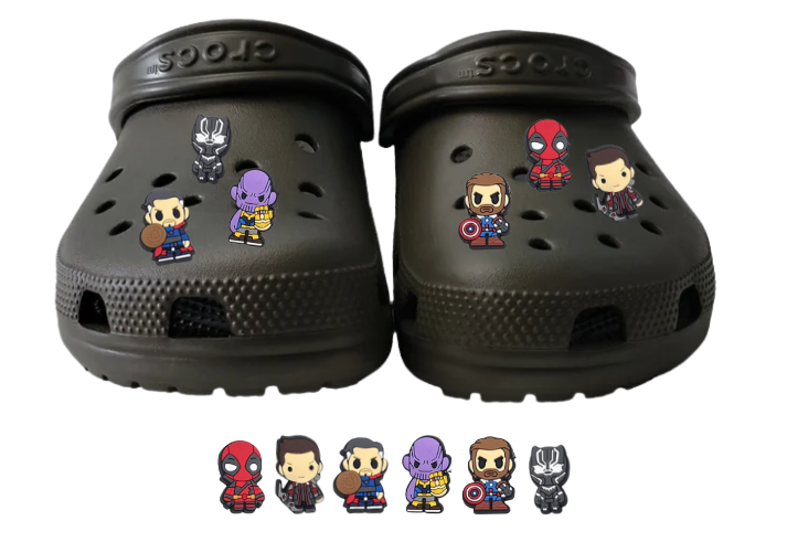 Marvel Croc Charms - Option A