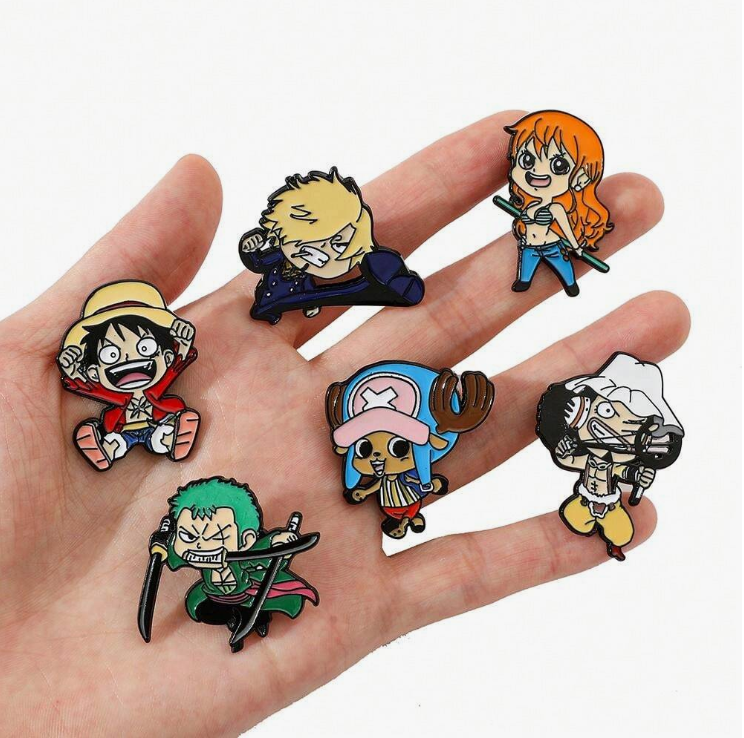 One Piece Themed Enamel Pins