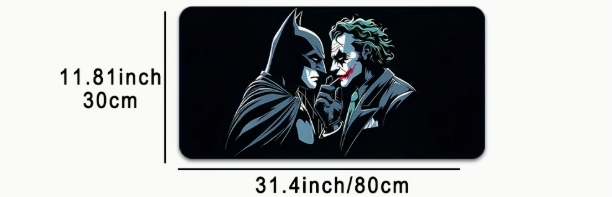 Batman and Joker Mousepad
