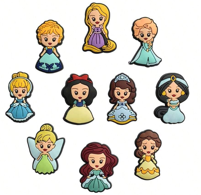 Disney Princess Croc Charms