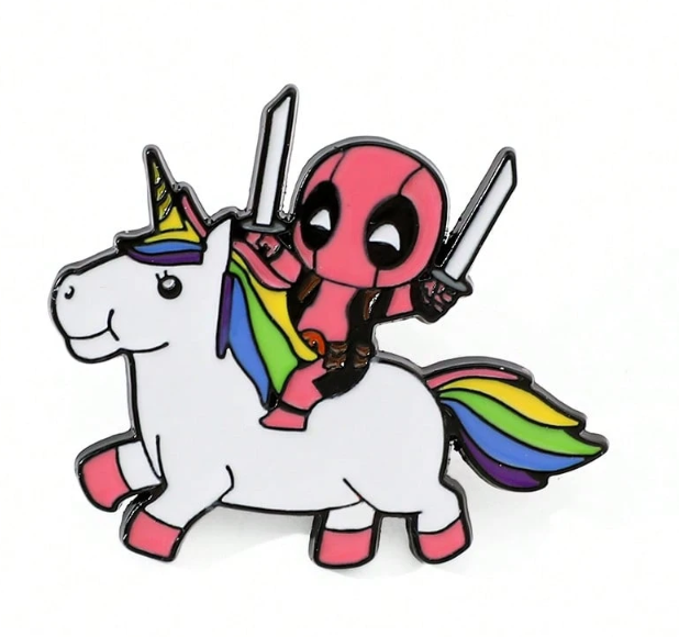 Deadpool and Wolverine Enamel Pins