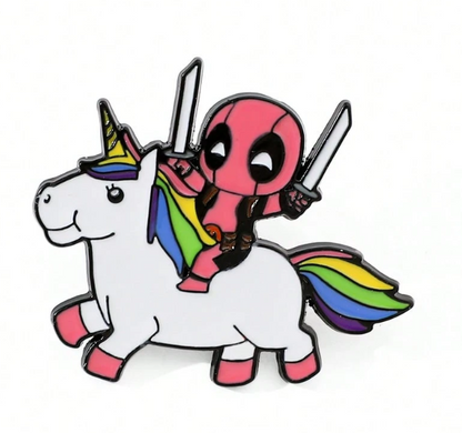 Deadpool and Wolverine Enamel Pins
