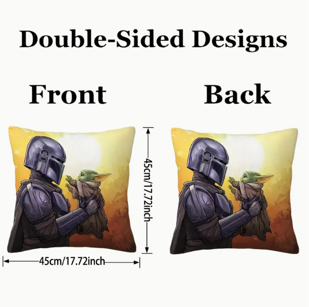 Mandalorian and Grogu Scatter Cushion Cover