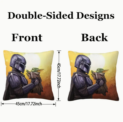 Mandalorian and Grogu Scatter Cushion Cover