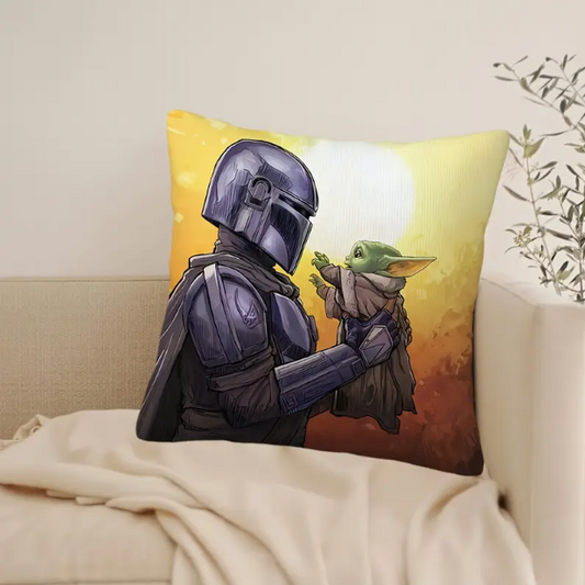 Mandalorian and Grogu Scatter Cushion Cover
