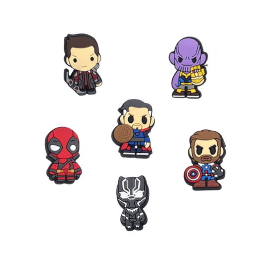 Marvel Croc Charms - Option A