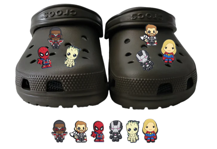 Marvel Croc Charms - Option B