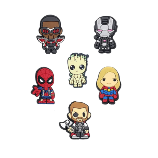Marvel Croc Charms - Option B