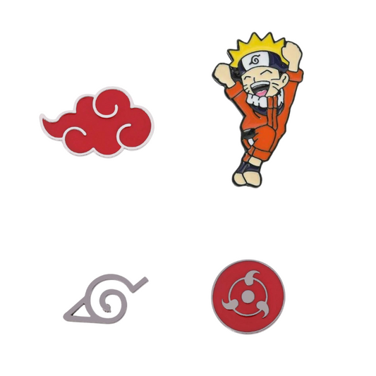 Naruto Themed Enamel Pins
