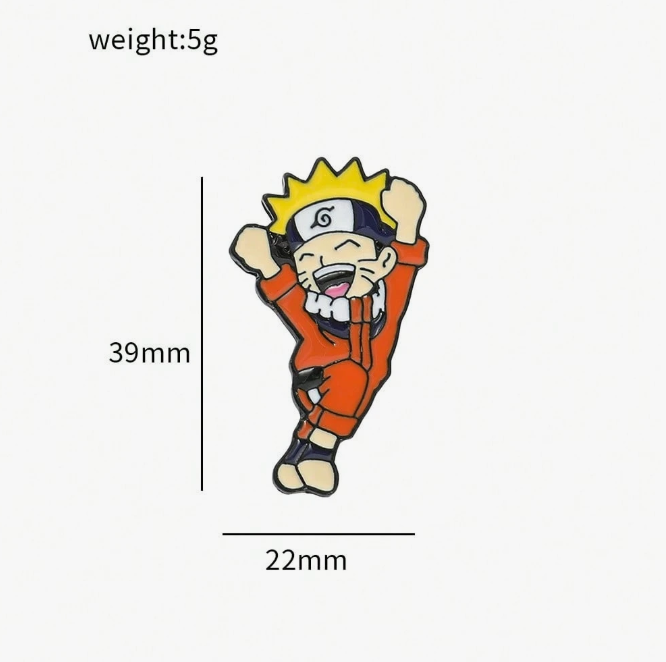 Naruto Themed Enamel Pins