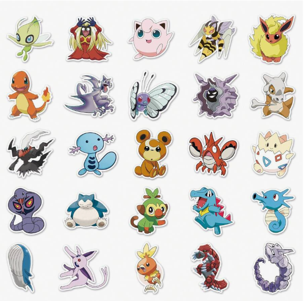Pokemon Stickers (50)